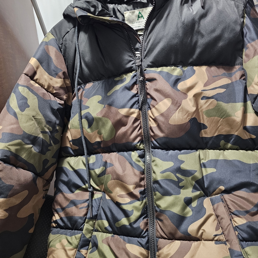 Aeropostale Camouflage Puffer Jacket